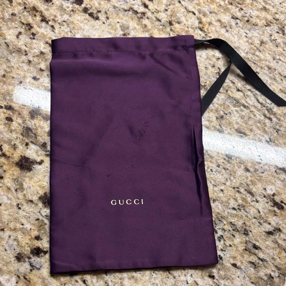 Gucci Rich Purple Satin Dust Bag